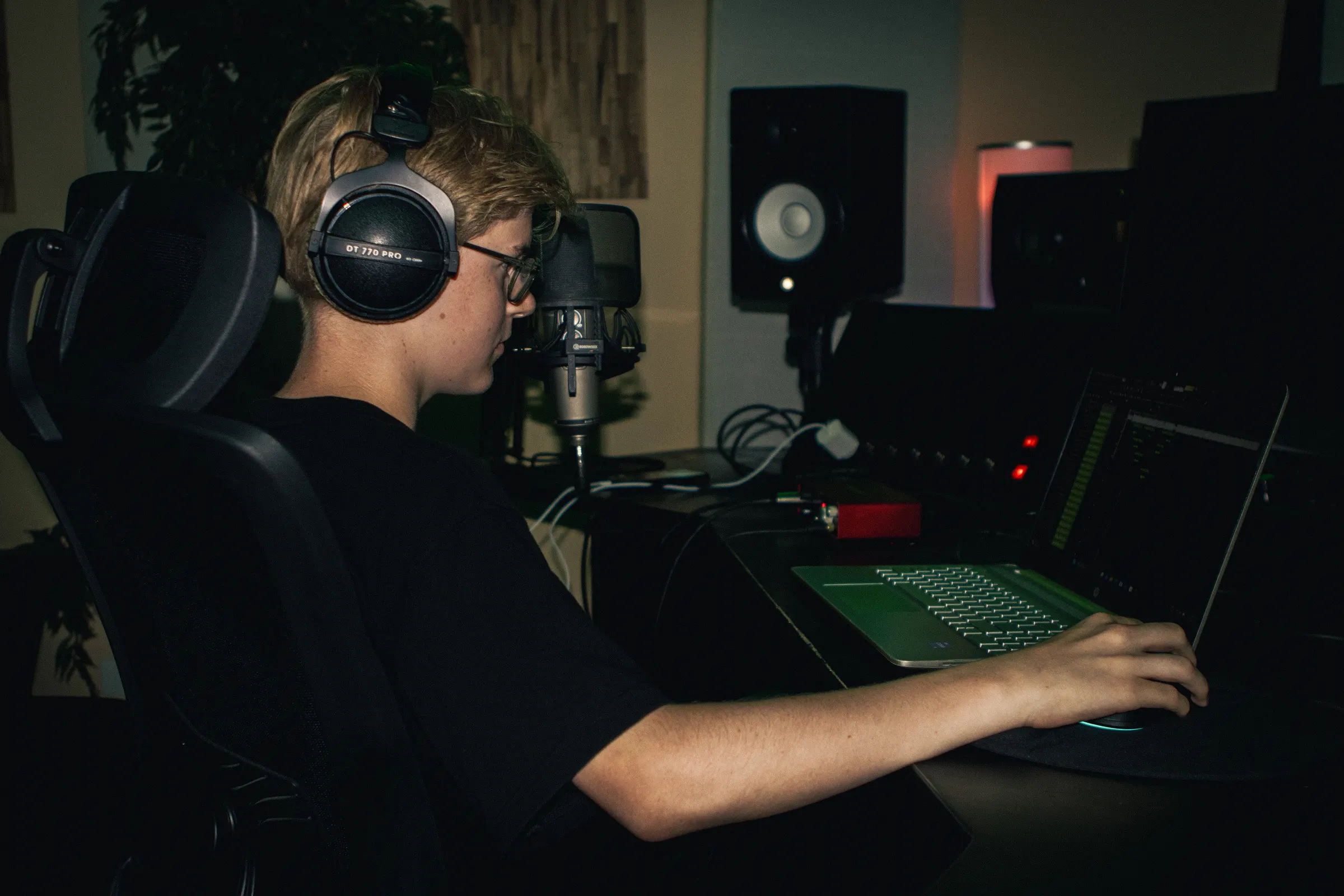 Aan het werk in Studio 2